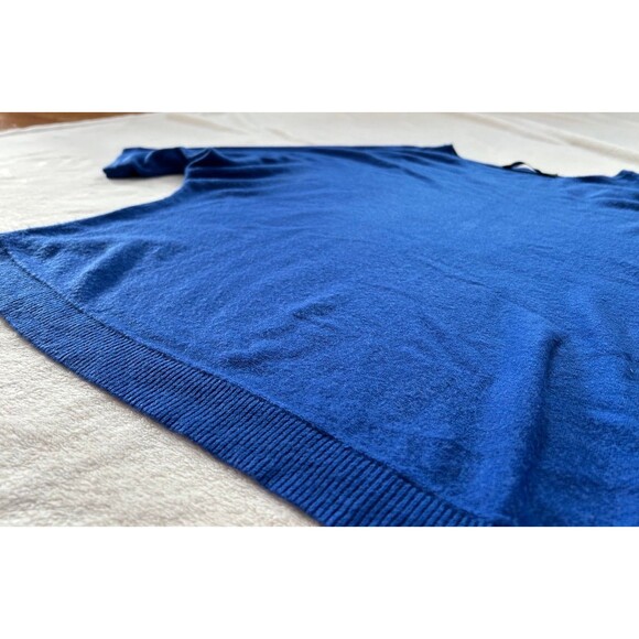 NY&C Dolman Sleeve Sweater size M Cobalt Blue Acrylic - Picture 4 of 9